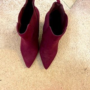 Bootie burgundy color from Charlotte Russe